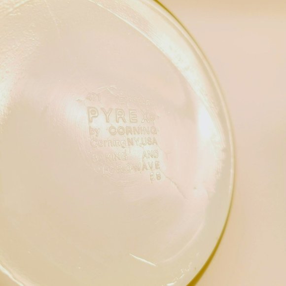 Pyrex Casserole Dishes Homestead & Spring Blossom Floral Green 1pt Retro Bowls - Picture 6 of 10